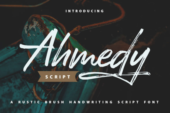 Download Ahmedy | Rustic Brush Handwriting Script - Hand Collection
