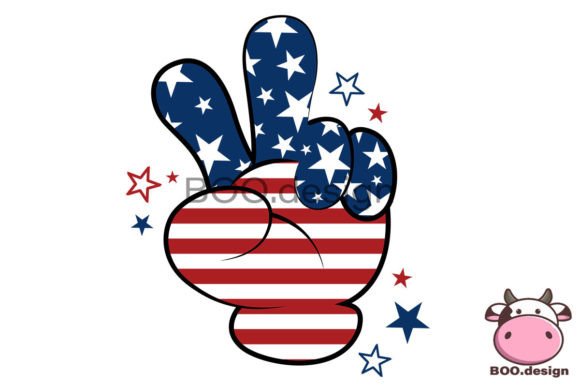 Download Peace Hand Sign Svg, 4th of July Svg - Hand Collection