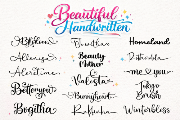 Download Beautiful Handwitten - Hand Collection